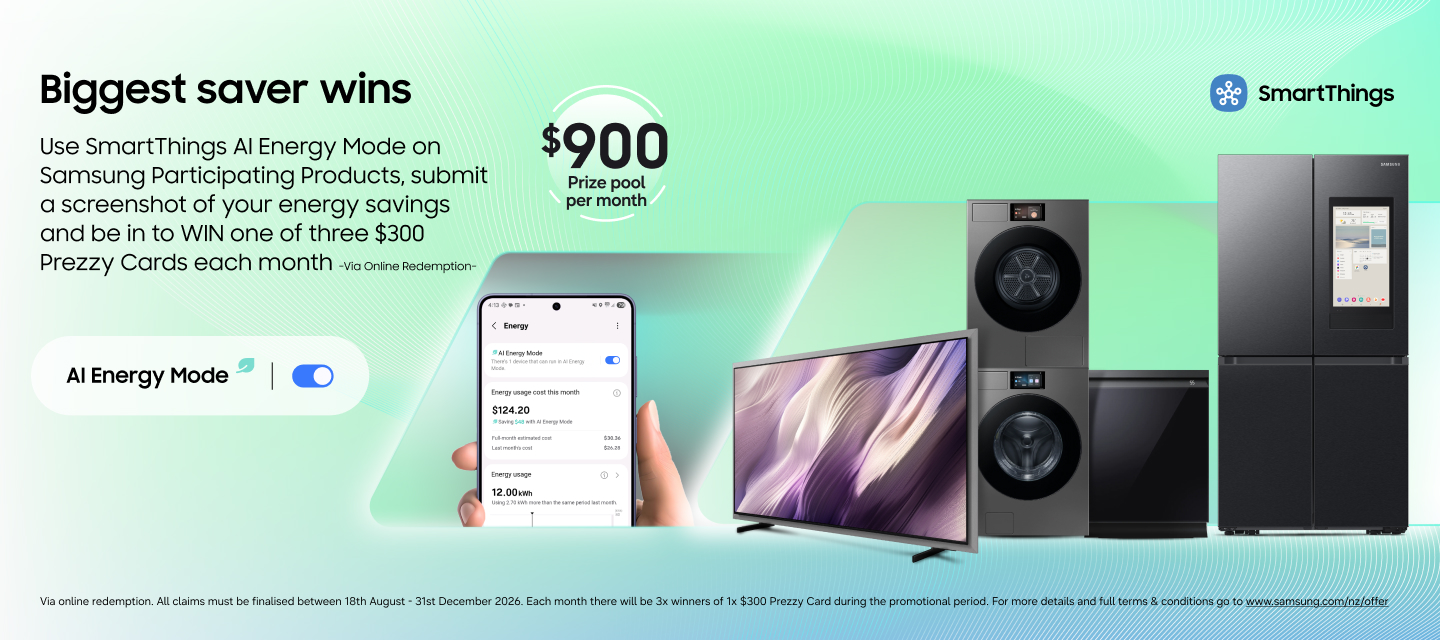 Samsung TV Cashback Promotion | Samsung NZ